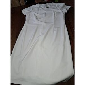 18W Ashro White Short Sleeve Embellish Spec Occasion Wedding Party Bridal Dress